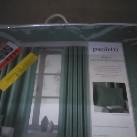 PACKAGED PAOLETTI ATLANTIC LINED READY MADE CURTAINS 