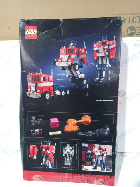 BOXED LEGO TRANSFORMERS OPTIMUS PRIME 10302 RRP £149