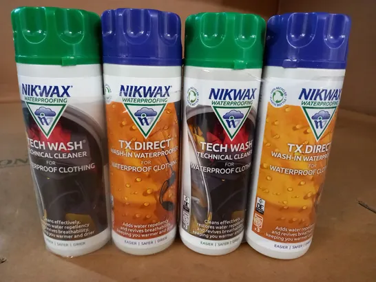 LOT OF 2 2-PACKS OF NIKWAX WATERPROOFING LIQUIDS