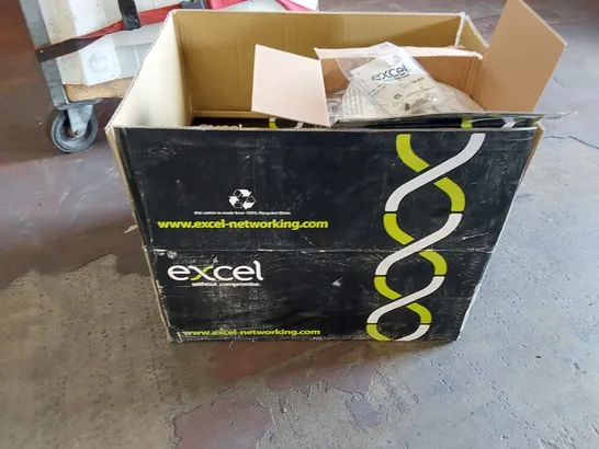 BOX OF APPROXIMATELY 400x BAGGED EXCEL CAT5e SCREENED TOOLLESS JACKS