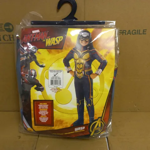 BOX OF APPROX 10 MARVEL ANTMAN AND THE WASP COSTUMES - WASP CHILD COSTUME	