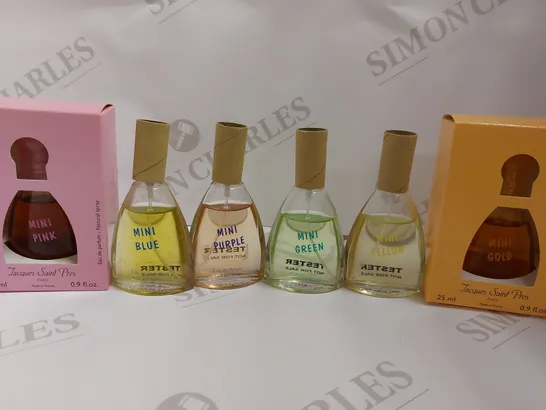 BOX OF APPROX 10 JACQUES SAINT PRES MINI EAU DE PARFUM IN ASSORTED SCENTS - 10X25ML	