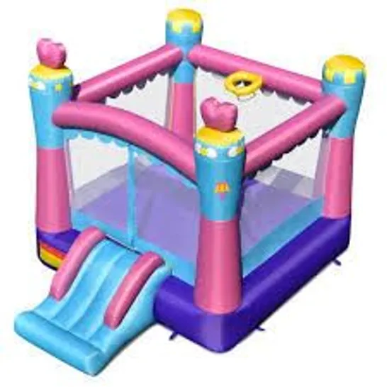 BOXED COSTWAY 3-IN-1 PRINCESS THEME INFLATABLE CASTLE WITHOUT BLOWER