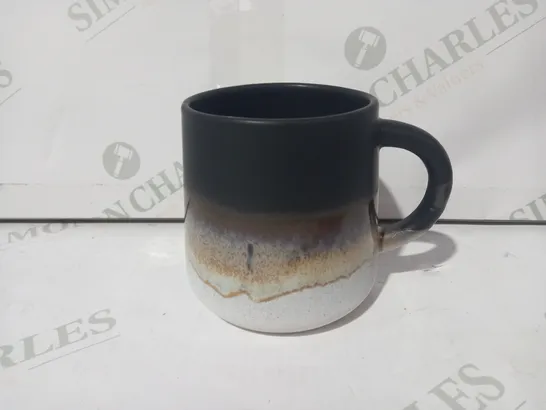 SASS & BELLE MOJAVE GLAZE BLACK MUG