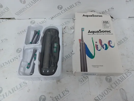 AQUA SONIC ULTRA SONIC WHITENING TOOTHBRUSH 