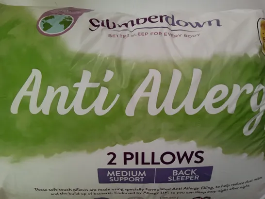 SLUMBERDOWN ANTI ALLERGY PILLOW