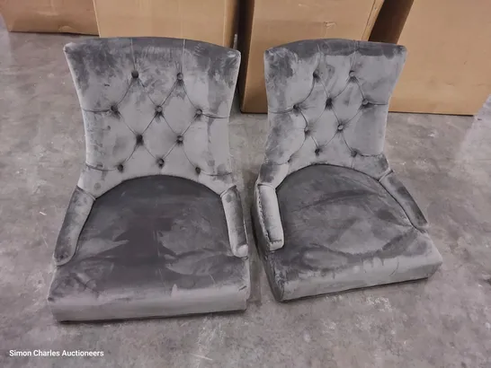 BOXED PAIR OF DESIGNER DINING CHAIRS