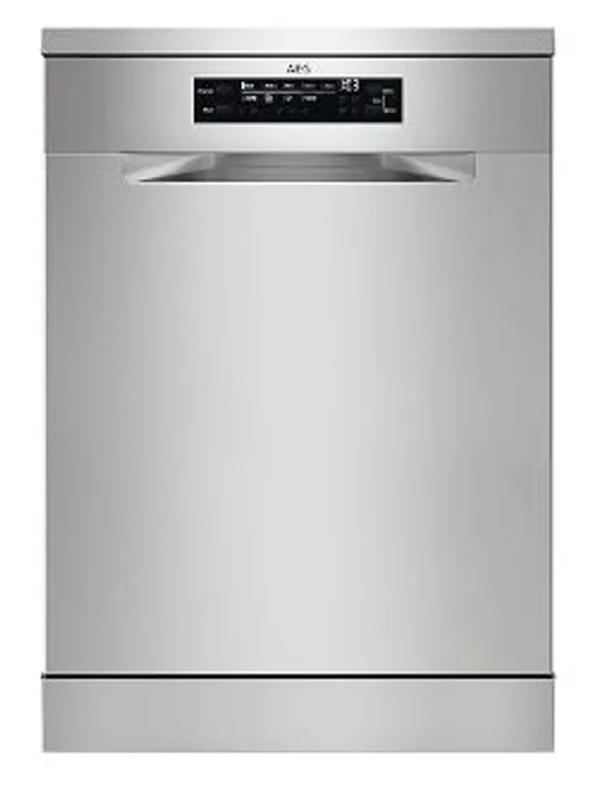 BOXED AEG 7000 SERIES DISHWASHER FFB73727PM, MAXIFLEX SATELLITECLEAN GLASSCARE FREESTANDING DISHWASHER, 60 CM, 15 PLACE SETTINGS, QUICKLIFT, AIRDRY, ENERGY CLASS D, STAINLESS STEEL RRP £667