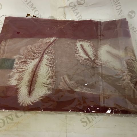 OUTLET FRANK USHER EMBROIDERED FEATHER SCARF