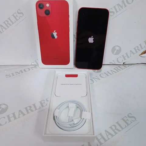 APPLE IPHONE 13 128GB IOS SMART PHONE - RED