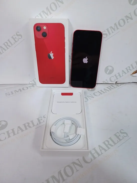 APPLE IPHONE 13 128GB IOS SMART PHONE - RED