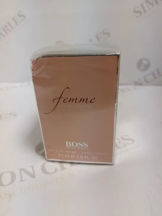 BOXED AND SEALED BOSS FEMME EAU DE PARFUM HUGO BOSS 75ML