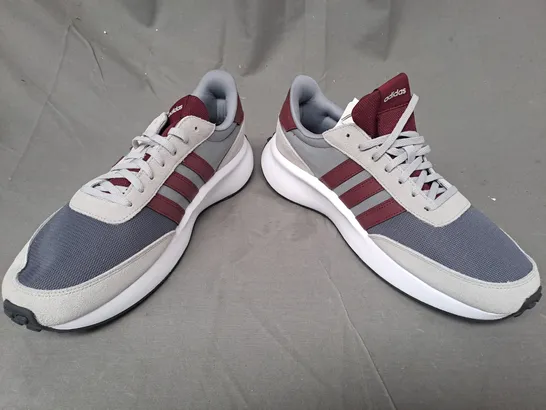 BOXED PAIR OF ADIDAS RUN 70S SHOES IN MULTICOLOUR UK SIZE 11