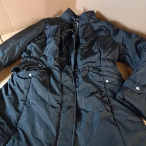 UNBRANDED BLACK COAT - SIZE 14