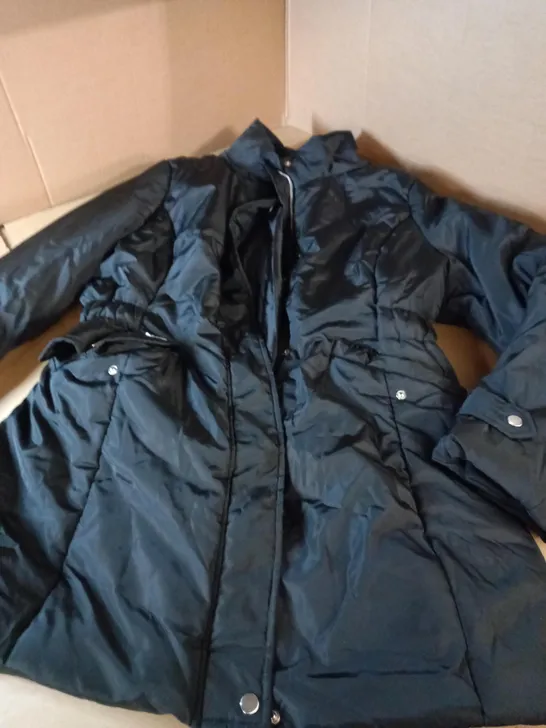 UNBRANDED BLACK COAT - SIZE 14