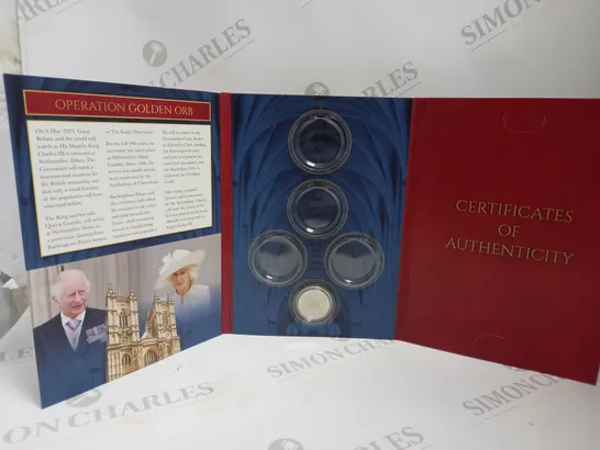 THE CORONATION OF HIS MAJESTY KING CHARLES III COLLECTABLE COIN BOOK