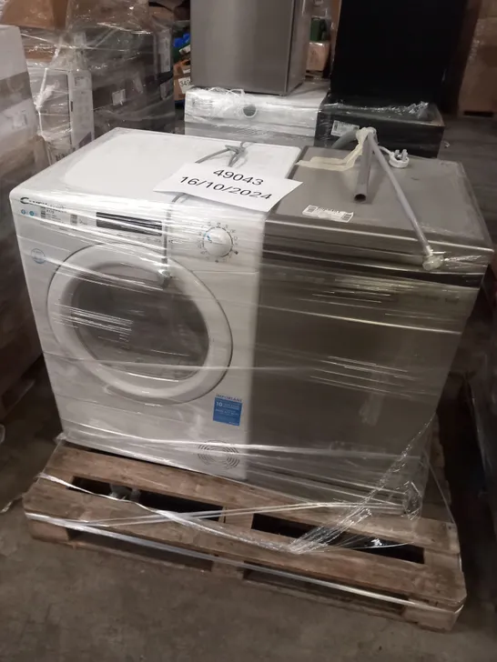 COMFEE SLIMLINE FREESTANDING DISHWASHER AND CANDY SMART PRO HEAT PUMP TUMBLE DRYER WHITE - UNPROCESSED RAW RETURNS