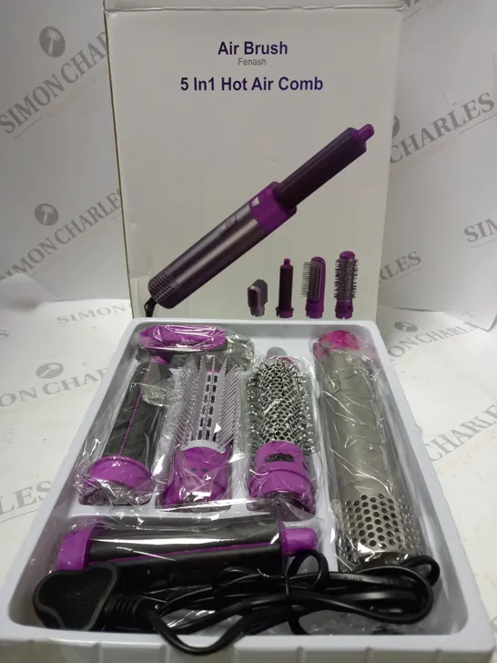 BOXED FENASH HOT AIR COMB AIR BRUSH 