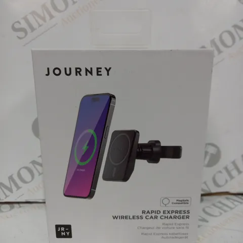 BOXED JOURNEY RAPID EXPRESS WIRELESS CAR CHARGER 