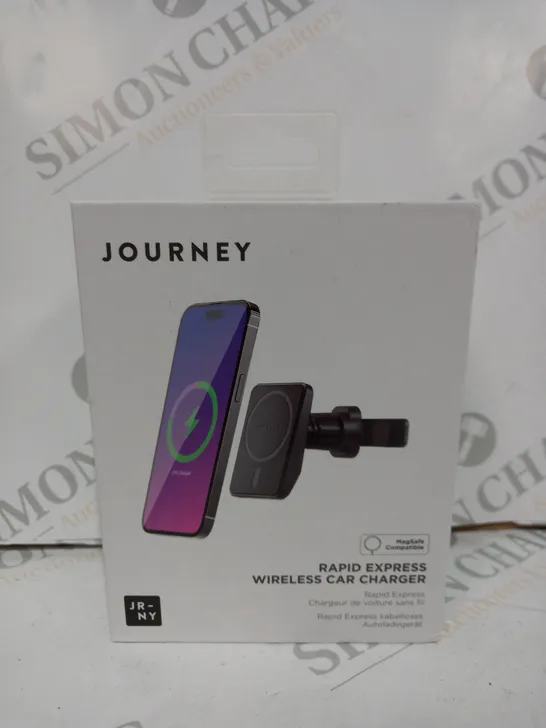 BOXED JOURNEY RAPID EXPRESS WIRELESS CAR CHARGER 