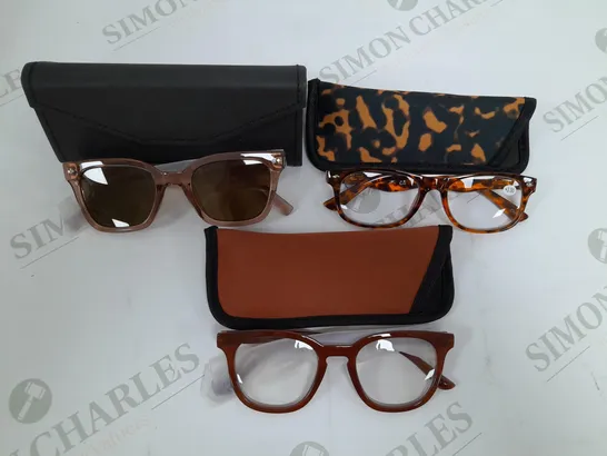 HUMMINGBIRD SUNGLASSES & READERS - GREY AND BROWN/RED