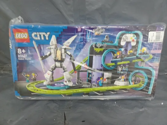 LEGO CITY ROBOT WORLD ROLLER-COASTER PARK TOY 60421 RRP £89.99