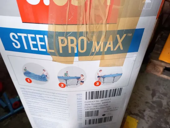 BOXED BESTWAY 10FT STEEL PRO MAX POOL