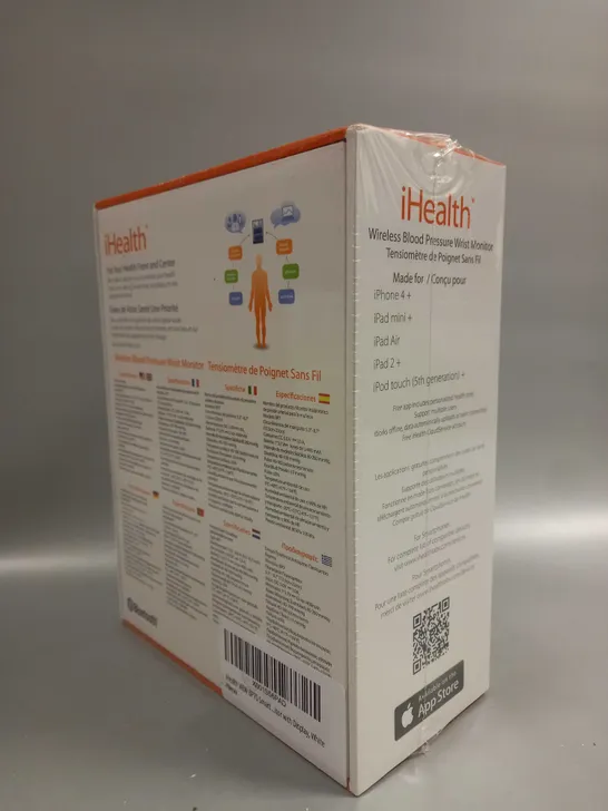 IHEALTH WIRELESS BLOOD PRESSURE MONITOR