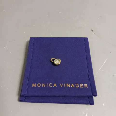 MONICA VINADER MINI BEZEL PENDANT CHARM	