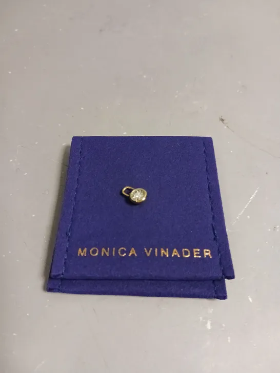 MONICA VINADER MINI BEZEL PENDANT CHARM	