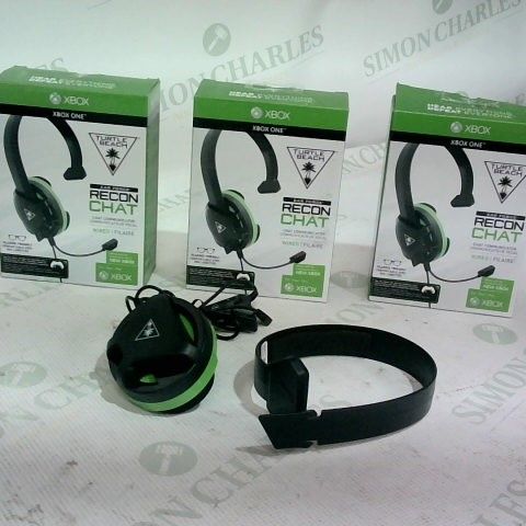 3 X TURTLE BEACH EARFORCE RECON CHAT WIRED HEADSET