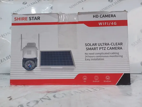 BOXED SHIRE STAR SOLAR HD PTZ CAMERA