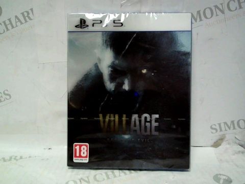 SEALED RESIDENT EVIL VII VILLAGE PS5 GAME - HOLOGRAPHIC SPECIAL EDITION