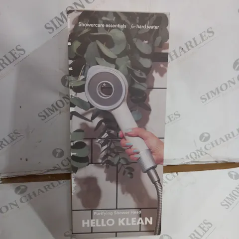 HELLO KLEAN PURIFYING SHOWER HEAD FOR HARD WATER