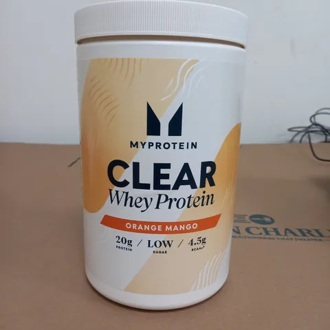 MYPROTEIN CLEAR WHEY PROTEIN POWER ORANGE MANGO 522G