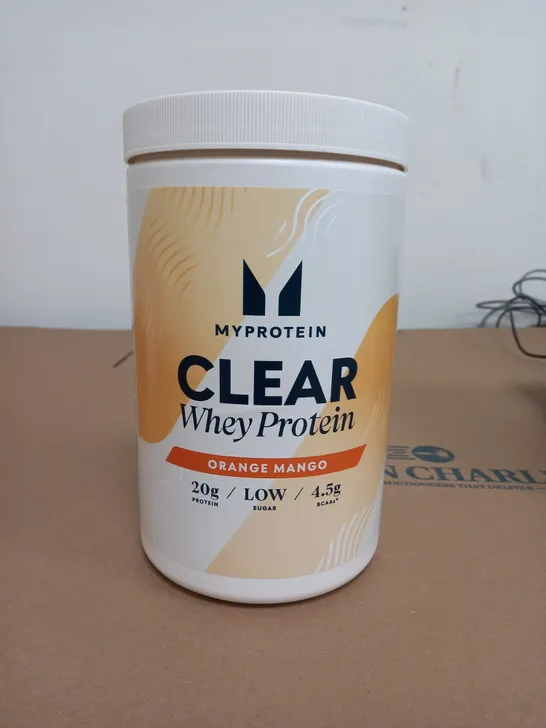 MYPROTEIN CLEAR WHEY PROTEIN POWER ORANGE MANGO 522G