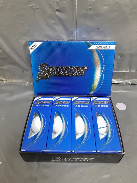 BOXED SRIXON AD333 2024 GOLF BALLS WHITE