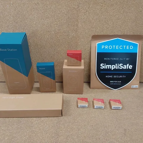 BOXED SIMPLISAFE 7PC HOME SECURITY SYSTEM - RRP £204.00