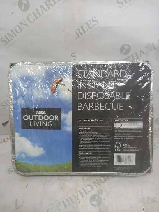 BOX OF APPROXIMATELY 20 STANDARD INSTANT DISPOSABLE BARBECUES