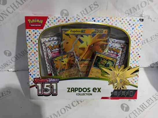 BOXED POKEMON TRADING CARD GAME SCARLET & VIOLET 151 ZAPDOS EX COLLECTION 