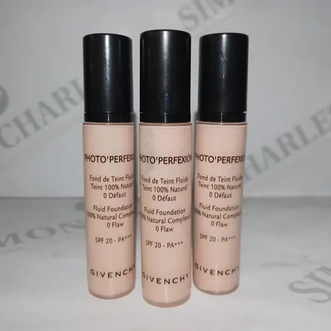 BOX OF APPROX 10 X 10ML GIVENCHY PHOTO'PERFEXION FLUID FOUNDATION - 1 PERFECT IVORY 