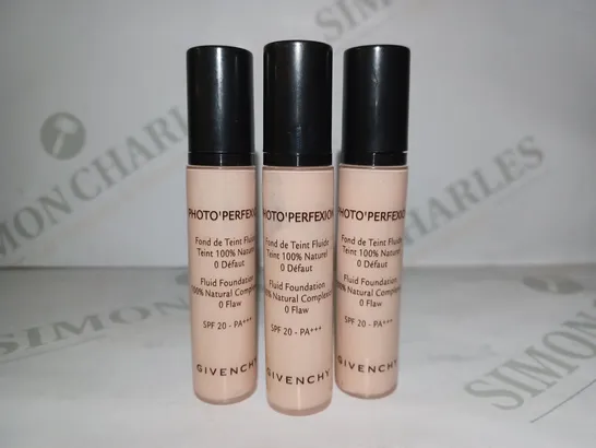 BOX OF APPROX 10 X 10ML GIVENCHY PHOTO'PERFEXION FLUID FOUNDATION - 1 PERFECT IVORY 