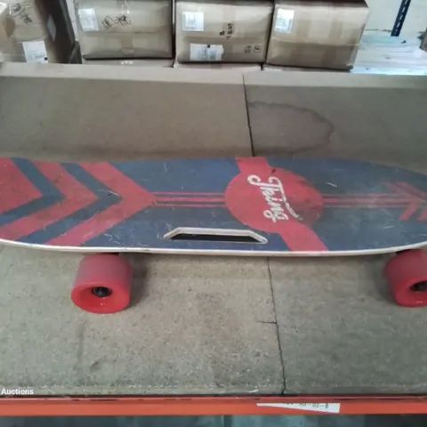 A BOXED THING ELECTRIC SKATEBOARD WITH REMOTE CONTROL