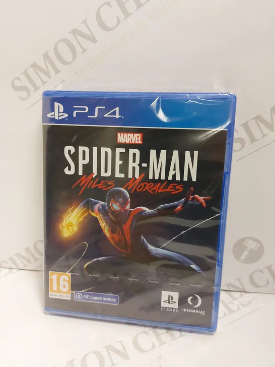 SEALED MARVEL SPIDER MAN MILES MORALES  ON PS4 PEGI 16