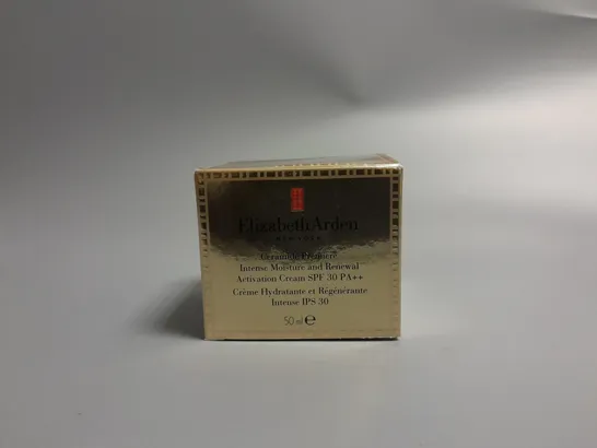 BOXED ELIZABETH ARDEN INTENSE MOISTURE AND RENEWAL ACTIVATION CREAM 50ML 