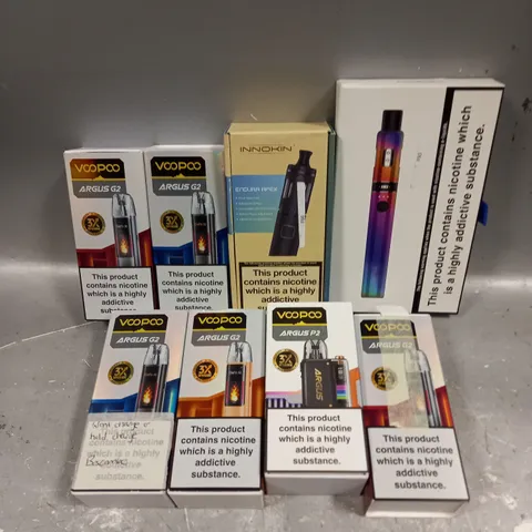 APPROXIMATELY 20 ASSORTED E-CIGARETTE PRODUCTS/ACCESSORIES TO INCLUDE VOOPOO, INNOKIN ETC 