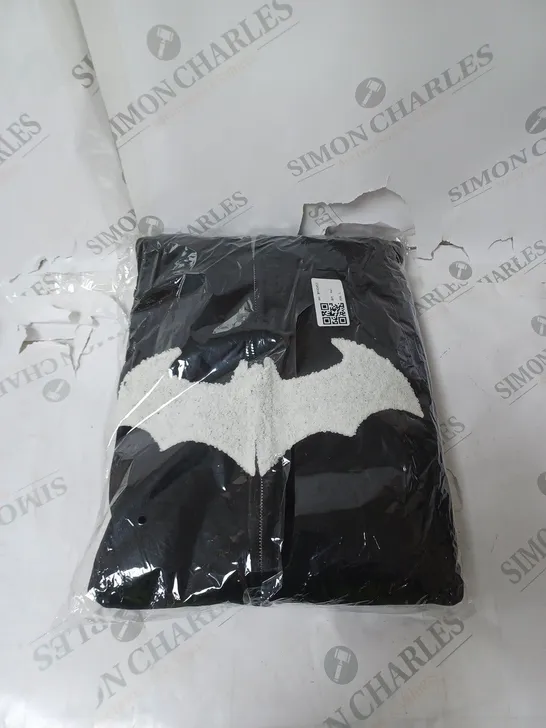 BATMAN ZIP UP JACKET - BLACK/WHITE 