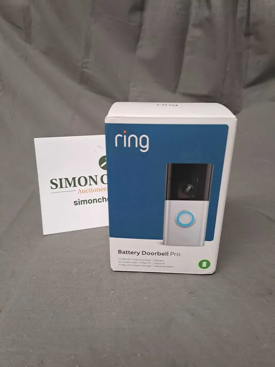 SEALED RING BATTERY DOORBELL PRO