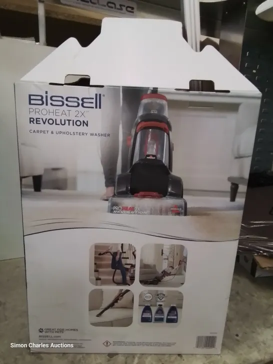 BOXED BISSELL PROHEAT 2X REVOLUTION CARPET & UPHOLSTERY WASHER