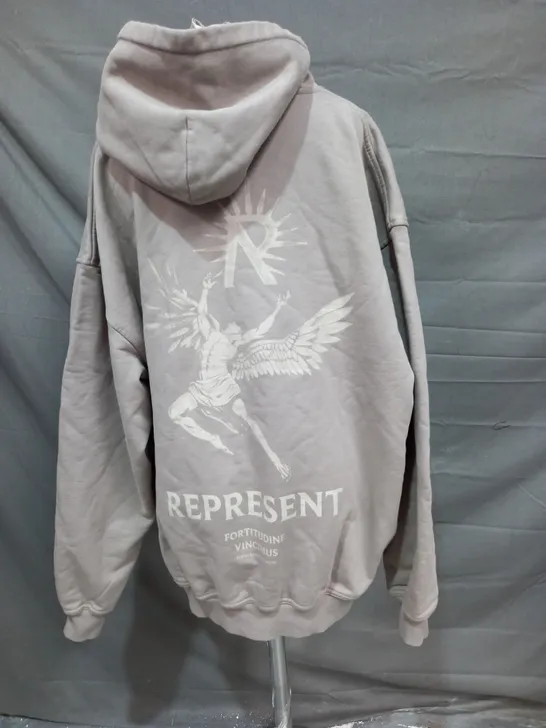 REPRESENT HORIZONS HOODIE TAUPE SIZE 2XL